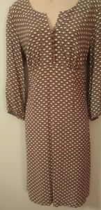 Boden Empire Waist Dot Dress US 12 UK 16 - CUTE!
